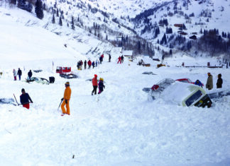Avalanche Cycle: 1973 (Part 1) The Alta parking lot after the dust settled